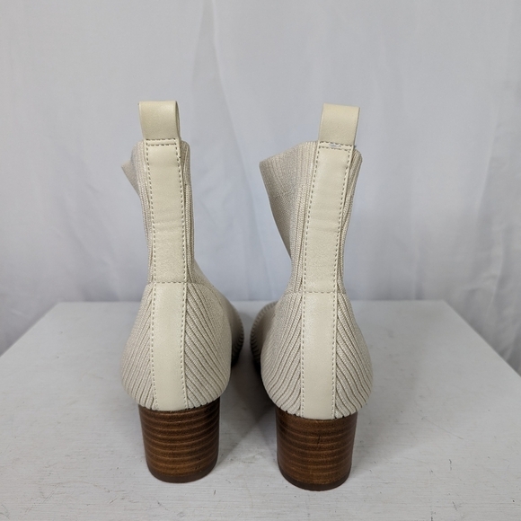 Joie J Neely Block Heel Knit Sock Ankle Booties Boots - Picture 5 of 7